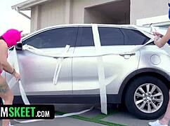 Stepsisters Get Banged In Toilet Paper Humiliation Trouble!