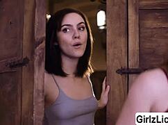 Teen 18+ Joins Milf Stepmom for Lesbian Threesome Fun. Who Seduced Who?