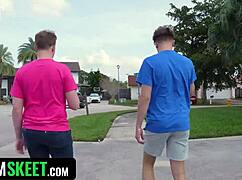 Stepsisters Get Banged In Toilet Paper Humiliation Trouble!