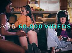 i love hot lesbian yoga sex with hazel dew mia richi and nata paradise