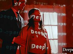 Deeper Adria Rae Opens Up for Wild MMF Anal Ride 😈