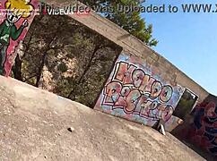 Sexo Raw em Praia Paradisiaca Ibiza com Porra Facial