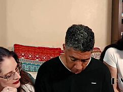 yo, check this milf and gilf sharing a huge black cock