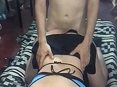 Police Woman Fucks Stranger After Party