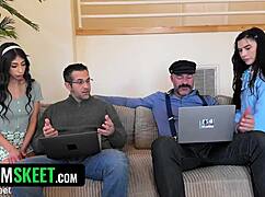 Delilah and Sona, come learn erotica from your stepfathers.