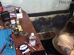 No Money For The Technician? Ended Up Sucking His Dick