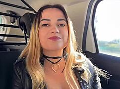 Marta Belle Blonde Enjoys Two Cocks Like a Queen