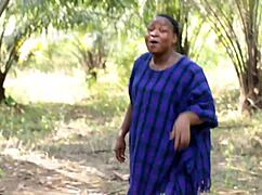 horny african bbw wife met monster cock in the bush