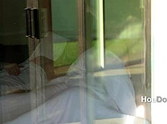 He called his girlfriend for early morning rough hardcore sex