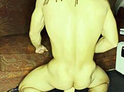 gaping anal with huge dildo and toys for bisexual fun 😏