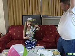 Luna Lips Pregnant in Gangbang with Many Horny Cocks?