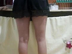 I Hired a Maid, Her Tight Shorts Drive Me Wild in the Kitchen