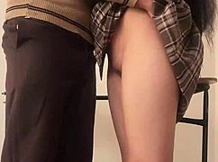 Watch him screw her hard in empty Mexican classroom