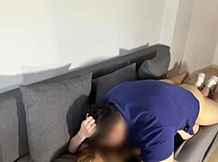 fucking wife's friend in cowgirl while she watches in the room