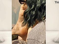 Taking my time to lick those feet