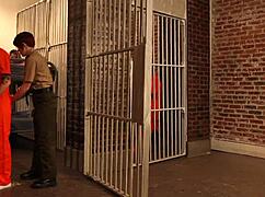 Hell yeah! Hard lesbian prison sex with dripping wet pussies