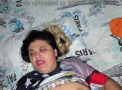 blonde latina punished with clit sex in garage