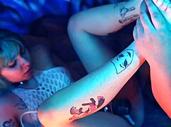 omg, lesbian strap-on with foot tickling and toe sucking is next level crazy! 🦶💦