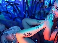 i love lesbian strap-on with foot tickling and toe sucking