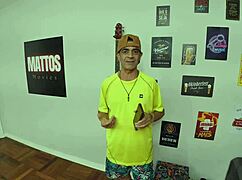 Old Man Fucks Skinny Big-Ass Girl Bent Over