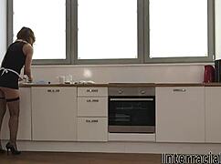 Fucked maid jizzed by BBC