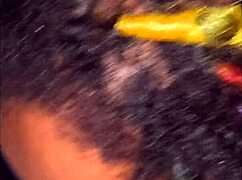 Ebony Girl Swallows Monster Cock Intensely