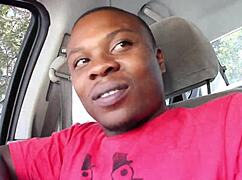 the college professor is sucking this big black cock, deepthroat, fucking her ass with monster cock