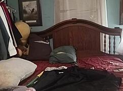 Anal dildo stretches ass with monster cock toys!