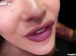 linda swallows 10 cumshots in gloryhole with intense pleasure