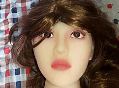 Homemade fun with my realistic sex doll