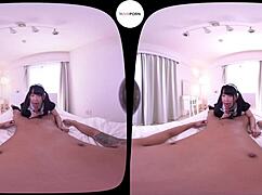 Feel The Intense Passion As The Japanese Maid Wakes You With Her Big Ass