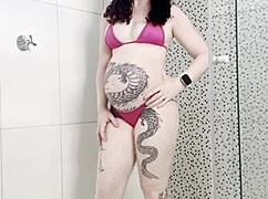 Pregnant Woman Craves Pussy Play In Bedroom