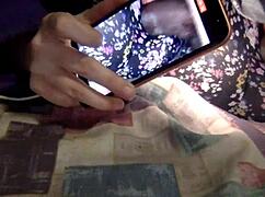 personal trainer stretches neglected housewife pussy while husband watches