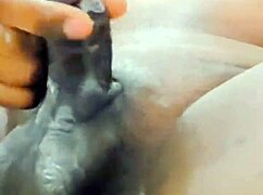 Crossdresser humiliates himself pissing and masturbating at work