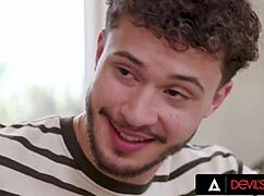 Lexi Smith, gorgeous milf, tittyfucks and sucks stepson at Devils Film