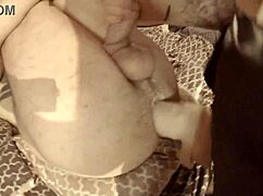 fucked with diy strapon in bdsm couple scene involving handcuffs and fetish play