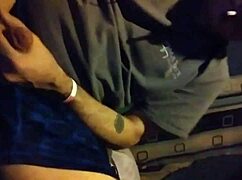 Intense Close-Up of Squirting on Monster Cock