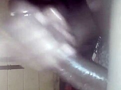 Bbc Masturbation with Huge Black Dick Cumshot