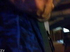 Intense Close-Up of Squirting on Monster Cock