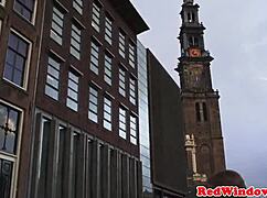 Amsterdam prostitute gets cumshowered