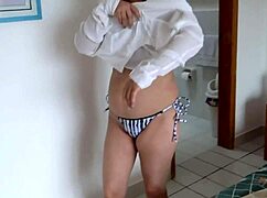 i’m obsessed, recording my stepmother in bikini on the beach daily