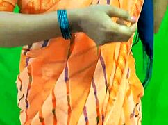 Hey, caught my Indian bhabhi changing saree secretly on video, wanna see?