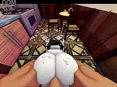 Wife cooks me a meal, so I reward her with my monster cock!