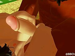 Black Bull Fucks Femboy Bunny In Doggystyle With Monster Cock