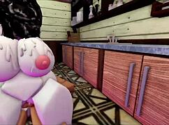 Wife cooks me a meal, so I reward her with my monster cock!