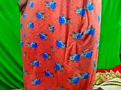 Hey, caught my Indian bhabhi changing saree secretly on video, wanna see?