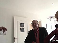 french blonde mature, want to join this gang bang anal?