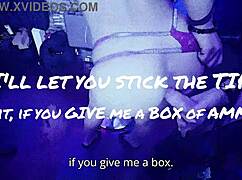 Interracial ebony latina creampie with monster cock