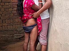 Listen, this beautiful bhabhi in saree gets roughly fucked by devar ji!