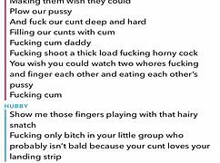 check out this sexting session cuckolding old husband on snap chat